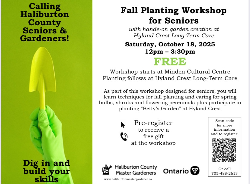 Hyland Crest Planting Workshop Oct 18 25